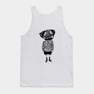 Pugsley the Pug Begging Tank Top